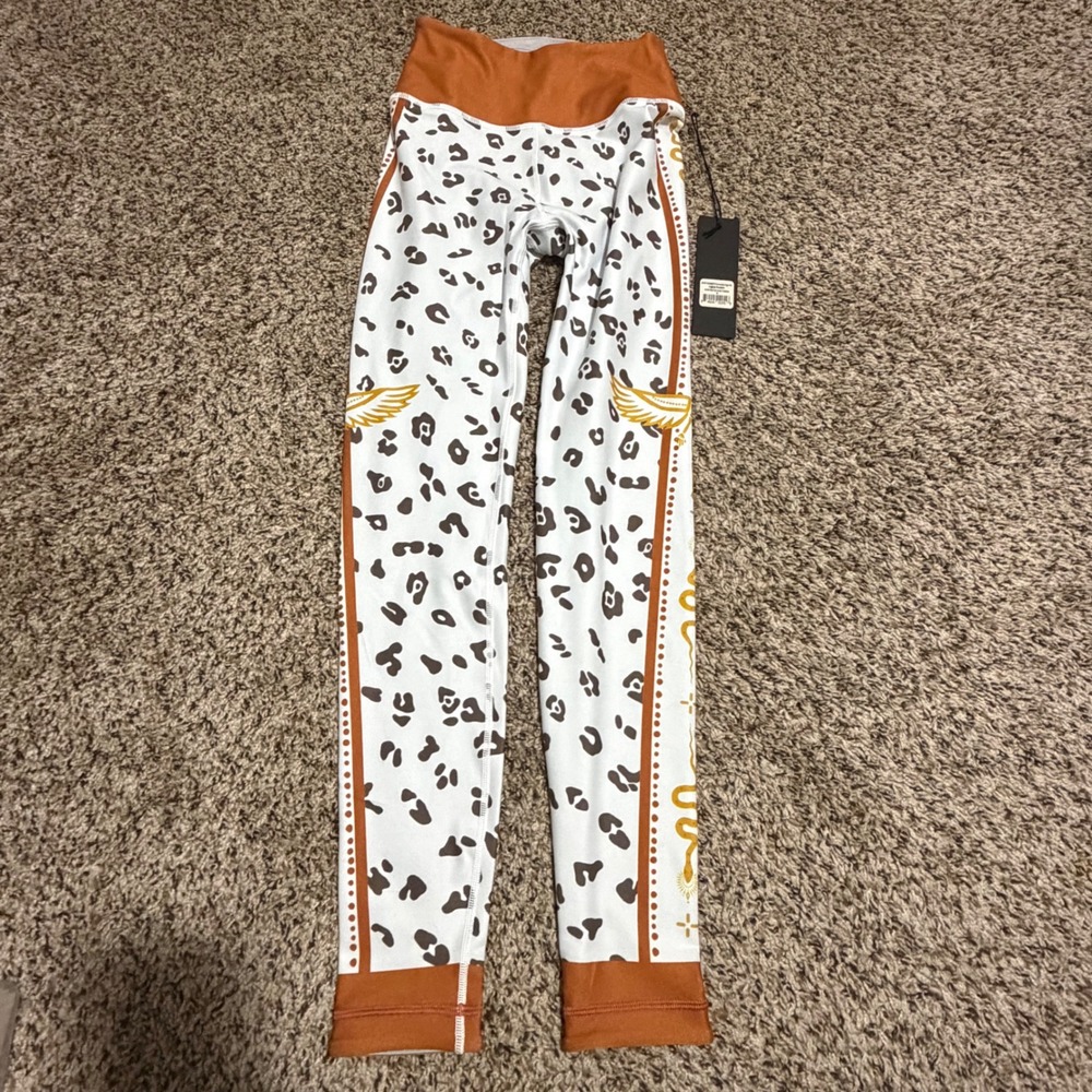 Wear It To Heart WITH Reversible High Waist Legging Leopard Snake Small W6782101